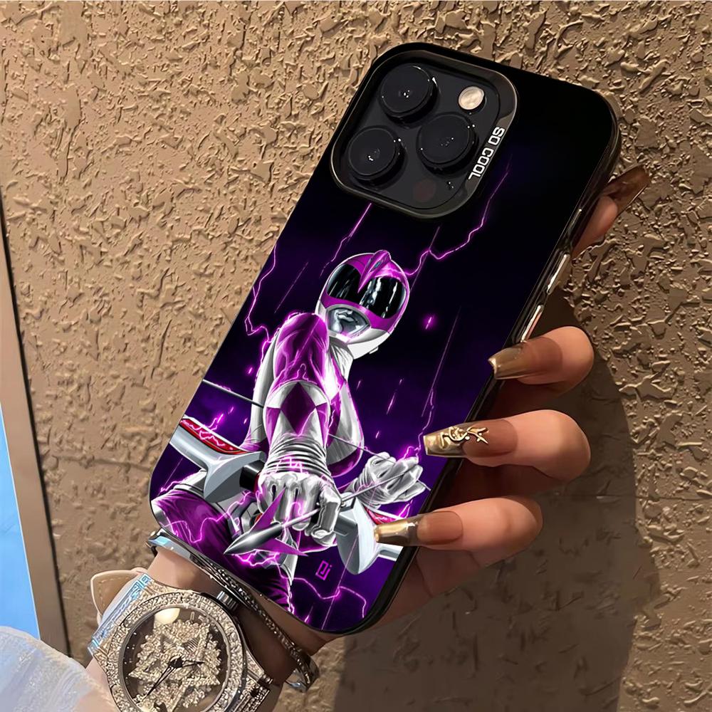 P-PowerS MMPR R-RangerS Phone Case Phone Case For iPhone 14 16 15 11 12 13 Pro Max Mini Plus Shockproof Cover