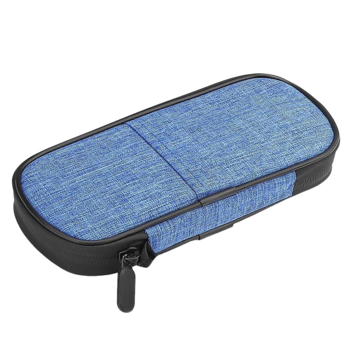 

Дорожный футляр для инсулиновой ручки-холодильника, дорожный футляр для инсулина большой емкости, теплоизоляция, водонепроницаемый, герметичный, инсулиновый дорожный набор синий