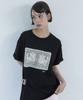 Beibibeullunideuljeu Kitten Crochet T-Shirt Black