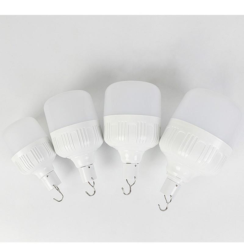 Solaire Ampoule DEL lampe rechargeable USB Urgence Night Market Lampe Camping