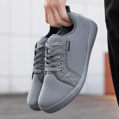 Übergröße Atmungsaktive Mesh-Schuhe Herren Damen Neue Sneaker Weite Barfußschuhe Flache Freizeitschuhe Weich