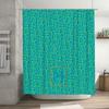 Vibrant Fish Print Shower Curtain Waterproof Fabric for Bathroom Decor Home Decoration Blue,  Yellow Green Colors