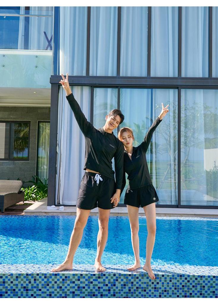 2023 Women's Sun Protection Slimming Surf Suit: Long Sleeve & Split Long Pants Set