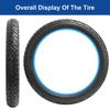 FengCan 26x4.0 Tire, 26x4.0 Electric Bicycle Tire, Compatible with 26-inch Fat Bikes and Mountain Bikes, 4.0-inch Section Width (BQ028)