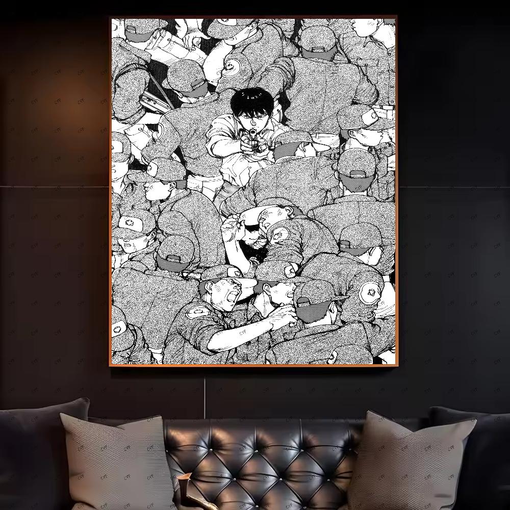 1PC Anime A-Akira Poster HD Art Sticky Wall Waterproof Home Living Room Bedroom Bar Aesthetic Decoration