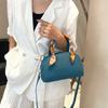 Small Niche Design Women's Handbag Hand-held Bowling Bag TOGO Top Layer Cowhide Leather Crossbody Commuting Shoulder