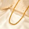 Trendy Mesh Bead Chain Necklace for Women,18K Gold Plated Stainless Steel Hollow Necklaces,Waterproof Jewelry Gifts