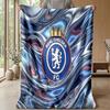 Chelsea FC Themen-Decke Weiche Flanell-Decke Plüsch-Überwurf Gemütliche Sofa-Bett-Decke für Wohnkultur