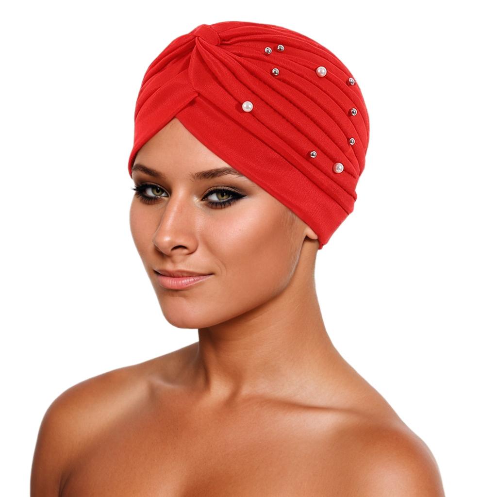 Ethnic Turban Hat Baotou Hat Moon Melon Hat Sleep Cap Chemo Hat Indian Hat