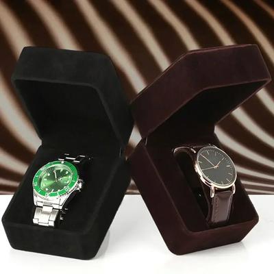 Fashion Flannelette Watch Packaging Boxes Case Display Holder Bracelet Jewelry Storage Organizer For Woman Man Gift Wholesale