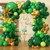 128pcs Green and Gold Balloon Arch Kit Birthday Party Wedding St. Patrick's Day Graduation Jungle Party Decoration