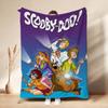Scoobydoo Gang Anime Printed Blanket Skinfriendly Soft Fleece Blanket For Outdoor Travel Lightweight Home Decor Holiday Gift