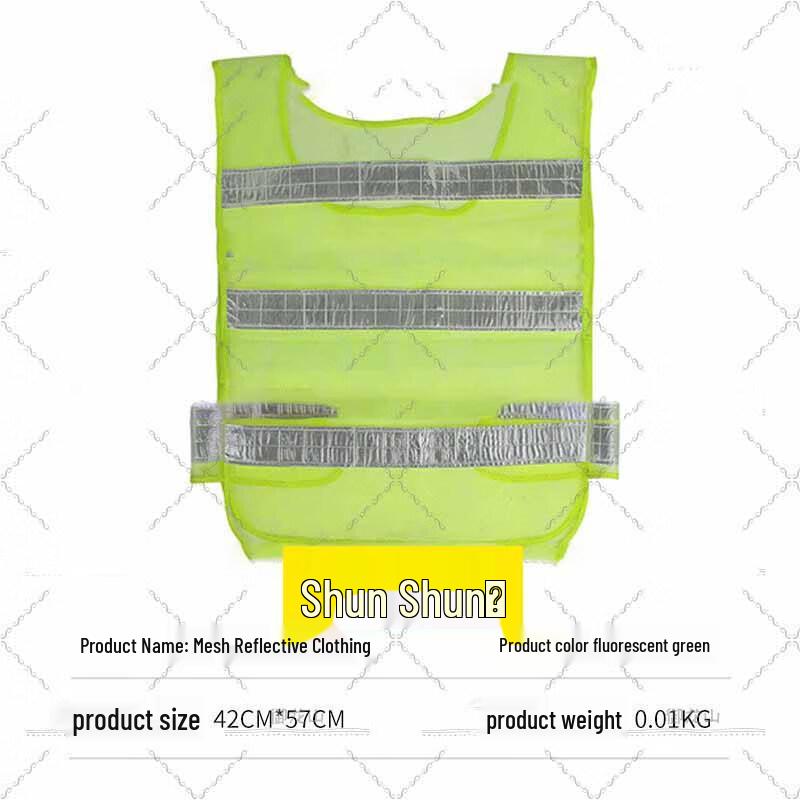 Multi-Pocket Reflective Safety Apparel