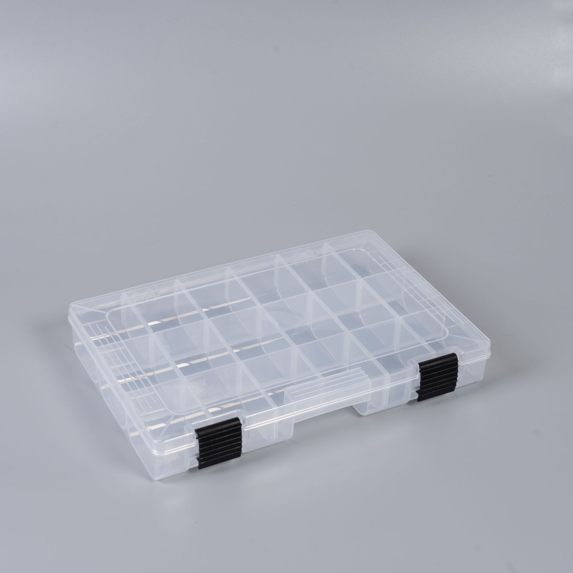 

Transparent Luya box bait storage box 27*18.5*4.2cm прозорий