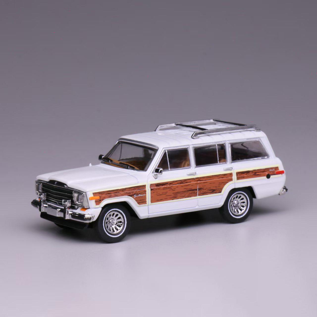 

596 1/64 Wagoneer SUV Alloy Racing Car Diecasts & Toy Vehicles Car Model Miniature Scale Model Car For Children белый