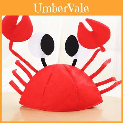 Funny Lobster Crab Hat For Kids And Adults Cute And Quirky Party Headwear For Festivals And Performances Handmade Fabric Material