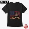 Rottweiler Dog Paw American Flag Lov TShirt Made In The Size S To 5XL In Streetwear Style Tee Casual Top Street Fashion Punk