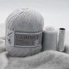 6 Pcs Cashmere Blend Yarn Worsted Weight Bundle for Coats Machine Washable Ultra Soft Knitting Crochet Yarn DIY Crafts