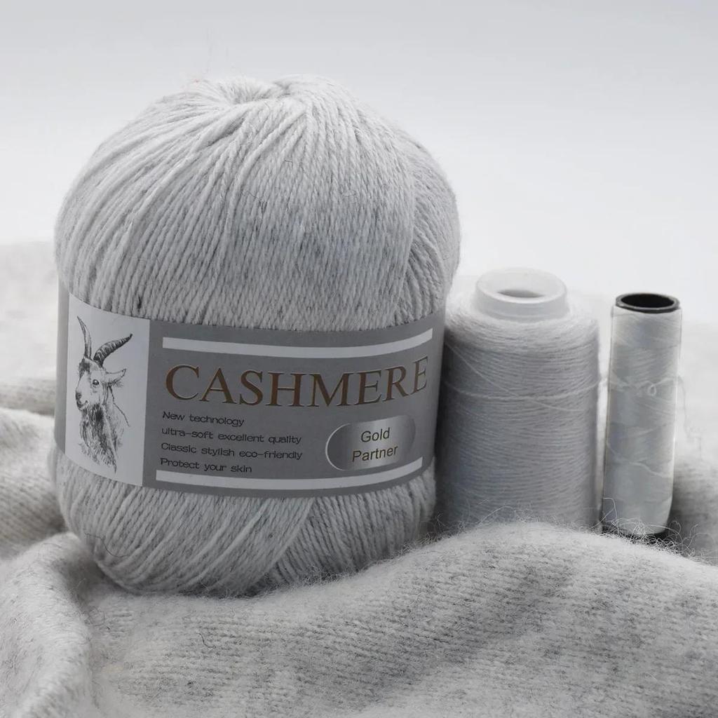 6 Pcs Cashmere Blend Yarn Worsted Weight Bundle for Coats Machine Washable Ultra Soft Knitting Crochet Yarn DIY Crafts