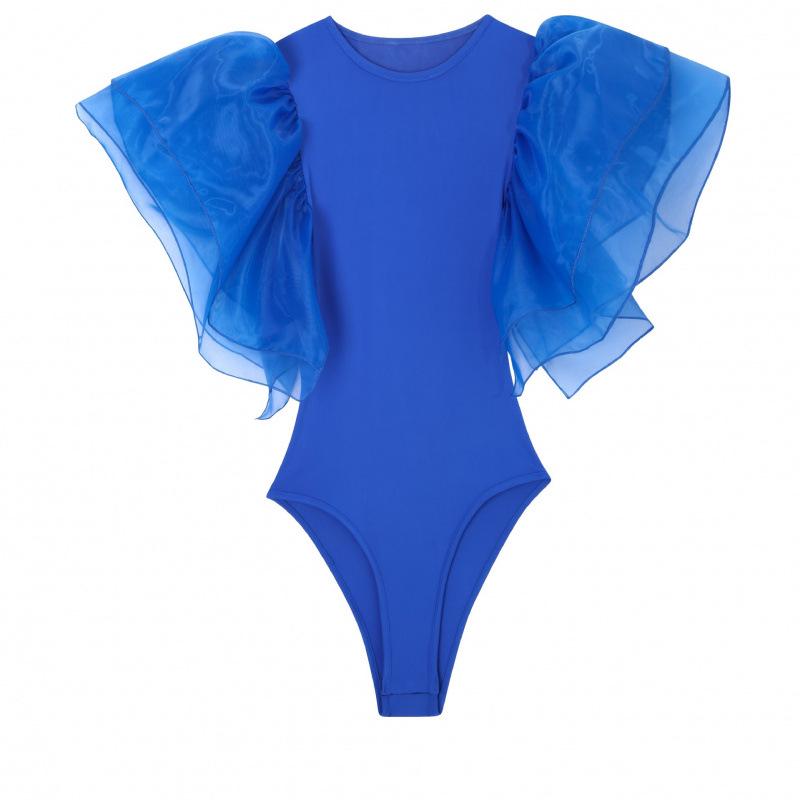 2026 Stylish Mesh Dress for Cross-Border Dropshipping M синий