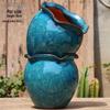 Vaso per Succulente in Ceramica Grezza Fatto a Mano - Fioriera Orchidea Intagliata con Ampia Bocca