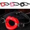 Sex Slave Bondage Muzzle,Silicone O Ring Gag Strap for Adults,Oral Sex Gag BDSM Fetish Bondage Restraints Erotic Toy For Couples