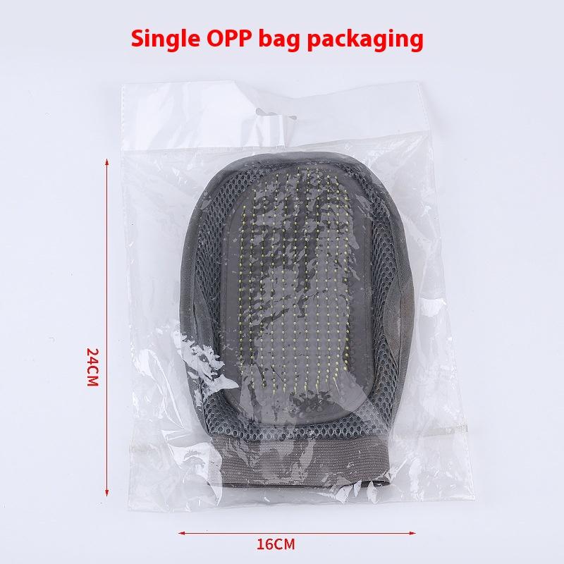 2pcs Pet Comb Hair Bath Massage Gloves