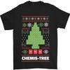 Christmas Chemistry Tree Funny Xmas Science Mens T-Shirt 100% Cotton