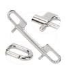 316 Stainless Steel Bolt Snap Swivel Eye Double Ended Hook Sport Part Swivel Hook  BCD Accessory