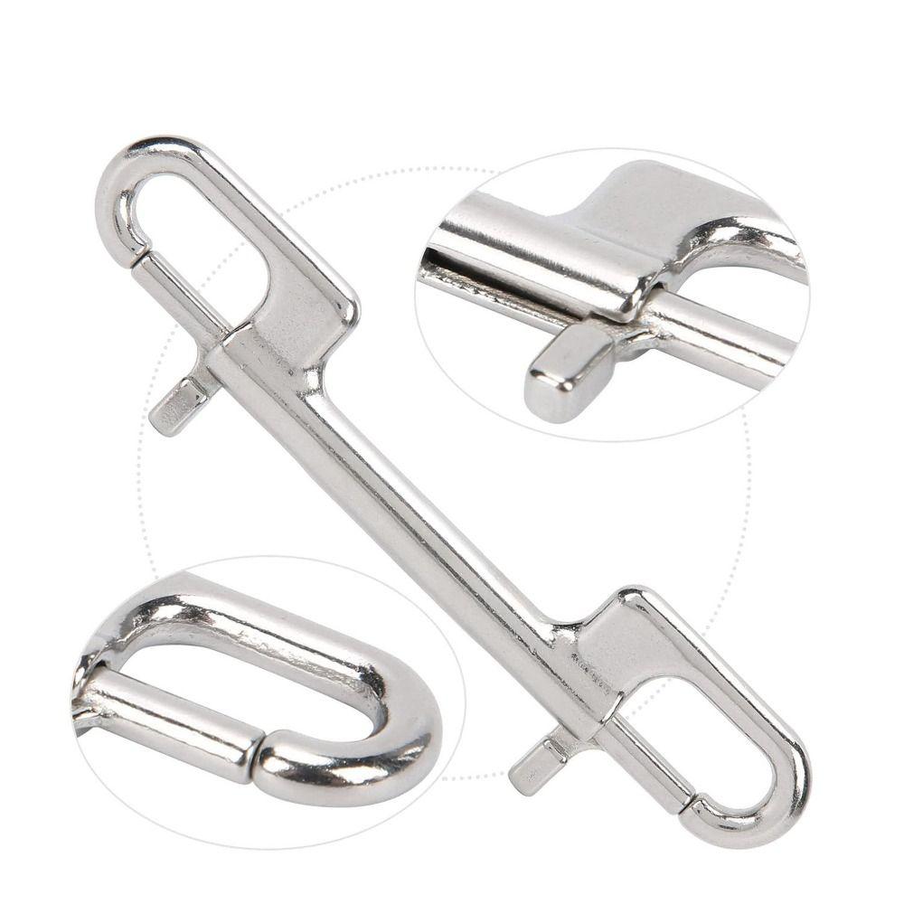 316 Stainless Steel Bolt Snap Swivel Eye Double Ended Hook Sport Part Swivel Hook  BCD Accessory