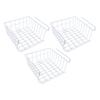 3pcs Under Shelf Storage Basket Iron Space Saving Multifunctional Hanging Under Cabinet Organizer