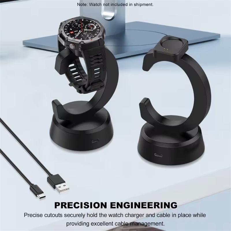 Pro Amazfit T-REX 3 Pro USB nabíjecí dok Náhradní nabíječka pro chytré hodinky Adaptér Magnetický nabíjecí kabel pro T-Rex 3/Balance 2