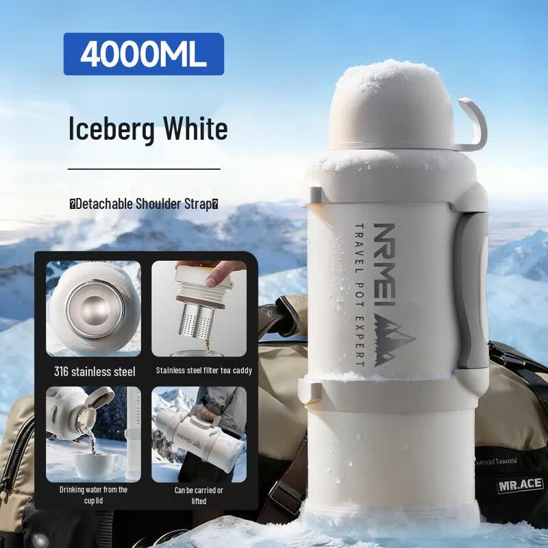 nRMEi Large Capacity Insulated Travel Flask