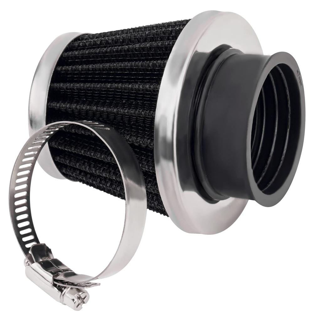 AHL Air Air Filter 42mm Universal Oval Taper Type (Black)