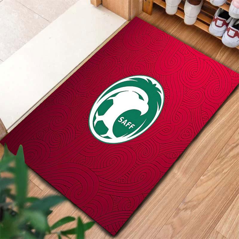 Saudi Arabia National Football Team Carpet Rug for Living Room Bedroom Home Sofa Decoration,Kids Play Non-slip Floor Mat