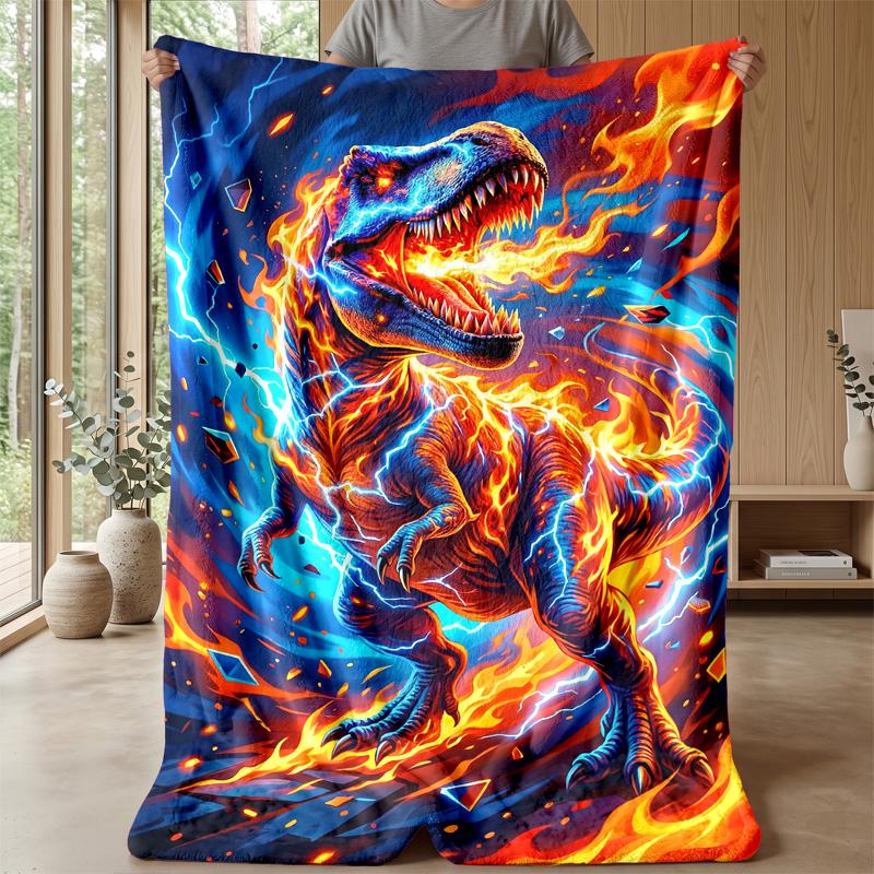 Fantasy Dragon Universe Theme blanket Lightweight Warm Flannel Blanket Decorative Throw Blanket for Home Decoration