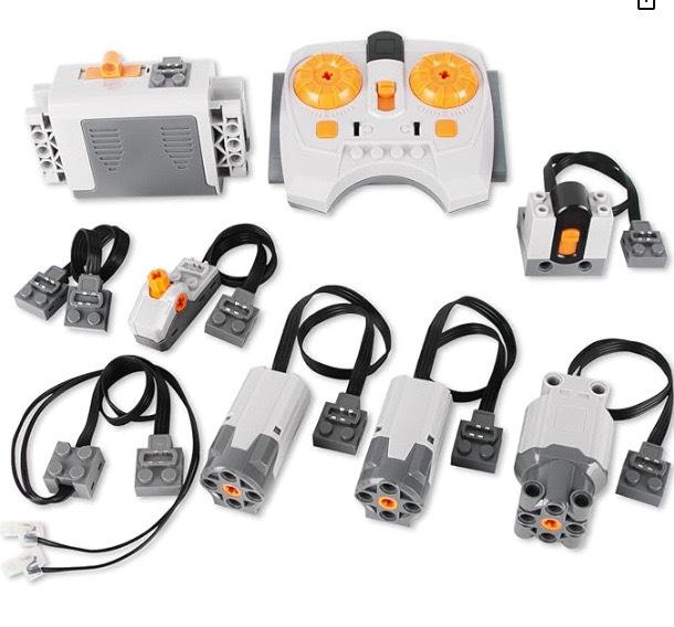 Building Blocks Science Kit with Motor, Battery Box, Remote Control & Receiver