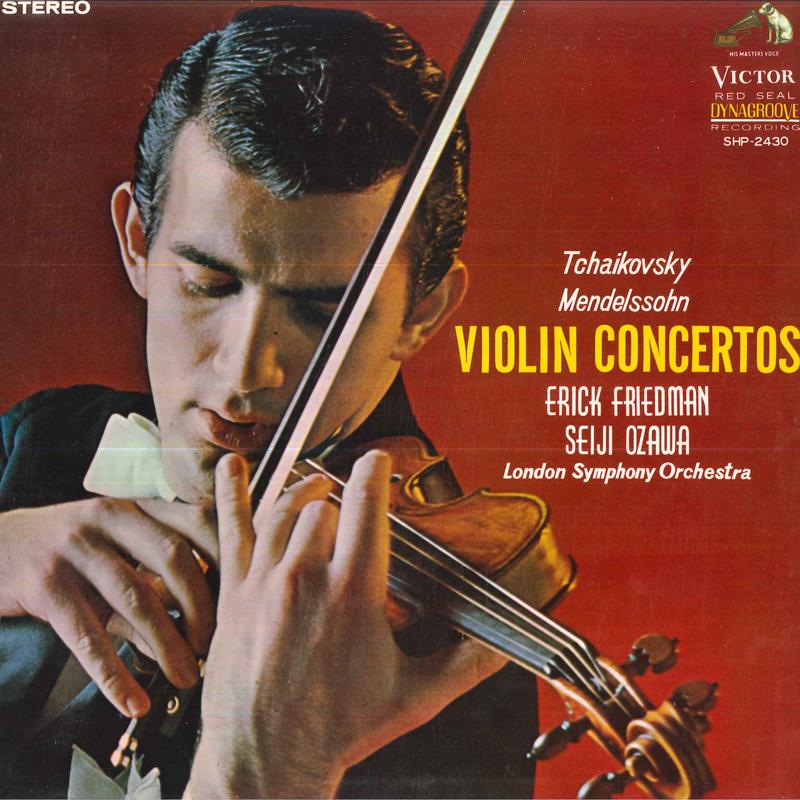 

LP Record ERICK FRIEDMAN SEIJI OZAWA LONDON Tchaikovsky Mendelsshon Violin C SHP2430 VICTOR 1967 Japan Obi Classical Used