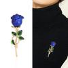 Fashion Temperament Elegant Rose Brooch, High-End Clothing Collar Pin With Accessories