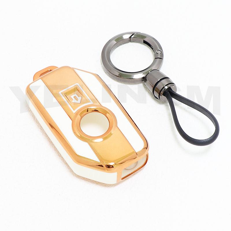 YELINGM TPU for BMW R1200RS F900xr R1250gs C400gt K1600gt R1200GS Lc R1200RT Motorcycle Key Case Cover Accessories