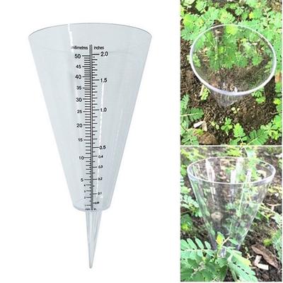 Cone Rain Gauge Measurement Ground Precipitation Garden Rainfall Measuring Tools