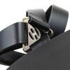 HERMES Sandals Galaxy H Diama Leather Strap black Women 37.5 231162Z Used