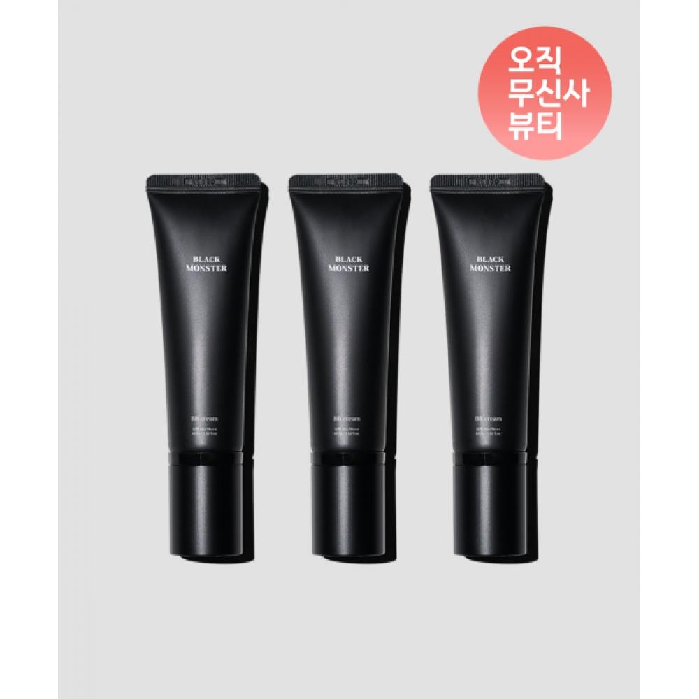 Blackmonster 4 In 1 Bb Cream 3 Set  Spf 50+ Pa+++ Amber Beige (size 25)