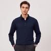 Shanshan Men's Thermal Brushed Fleece Polo T-Shirt
