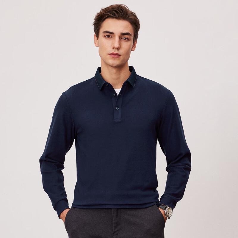 Shanshan Men's Thermal Brushed Fleece Polo T-Shirt