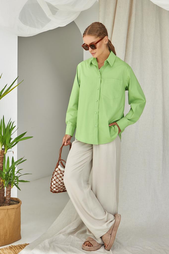 Hemd Stimma 9430 XS hellgrün