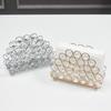 Praktische Scandinavische Stijl Kristallen Servethouder Luxe Elegante Tissuehouder Metalen Decoratieve Servet Houder Restaurant Hotel