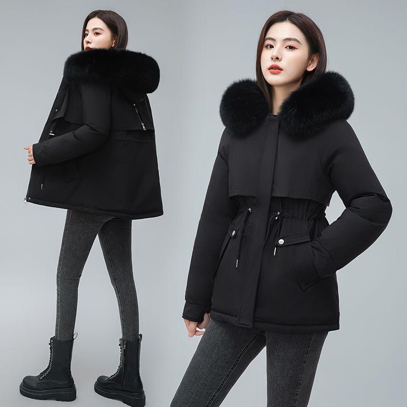 

Пирог Преодолевает Женскую Новую Зимнюю Одежду Маленькая Стеганая Одежда Стеганые Куртки с Подкладкой на Талии Флисовые Утепленные Стеганые Куртки 3XL [Recommended 155-85kg] чёрный