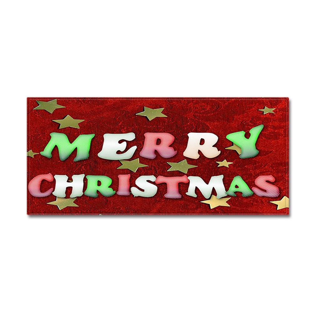 

Рождественский кухонный песочный ковер придверный коврик длинный напольный коврик 40*60cm