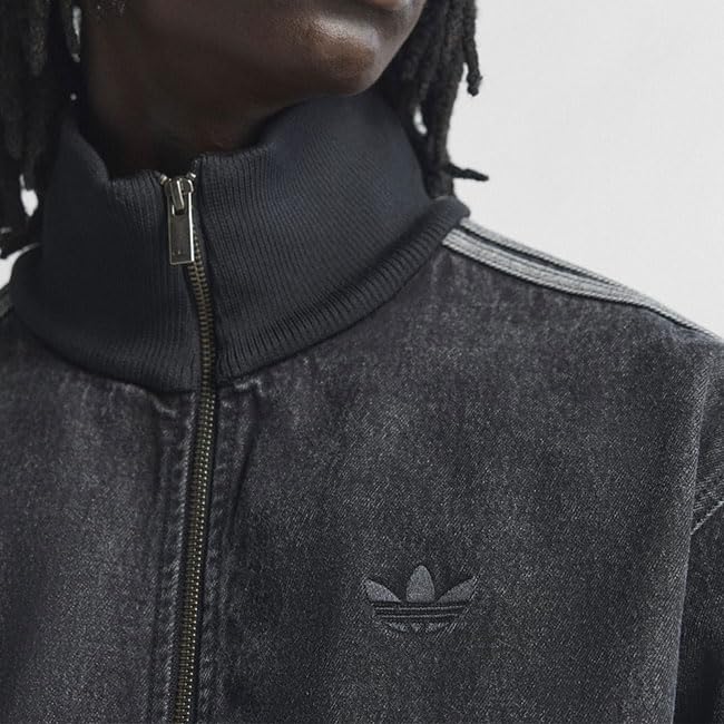 adidas Originals Firebird Trainingsjacke Schwarze Jeansjacke KD1516 Jeans Herren [M-Schwarz (KD1516)]